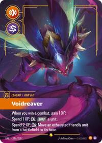 Kha'Zix - Voidreaver (Overnumbered) — Riftbound Showcase card