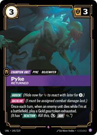 Pyke - Returned — Riftbound Rare card