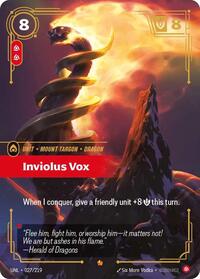 Inviolus Vox — Riftbound Epic card