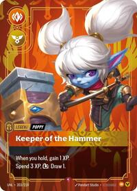 Poppy - Keeper of the Hammer — Riftbound Rare card