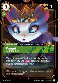 Yuumi - Magical Cat — Riftbound Rare card