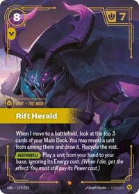 Rift Herald — Riftbound Epic card