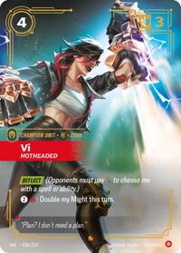 Vi - Hotheaded — Riftbound Epic card