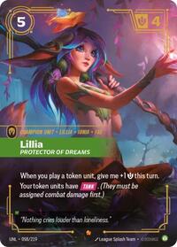 Lillia - Protector of Dreams — Riftbound Epic card