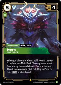 Ivern - Nurturer (Alternate Art) — Riftbound Showcase card