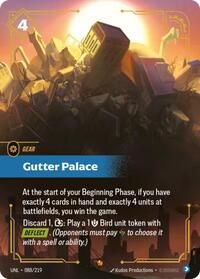 Gutter Palace — Riftbound Epic card