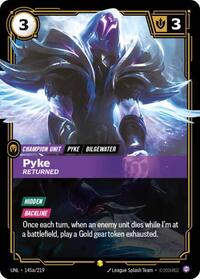 Pyke - Returned (Alternate Art) — Riftbound Showcase card
