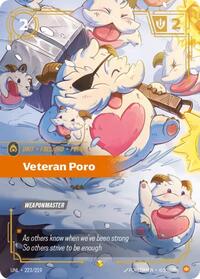 Veteran Poro (Overnumbered) — Riftbound Showcase card