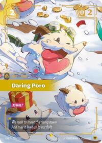Daring Poro (Overnumbered) — Riftbound Showcase card