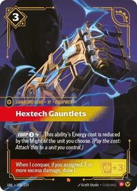 Hextech Gauntlets — Riftbound Epic card