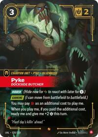 Pyke - Dockside Butcher — Riftbound Epic card