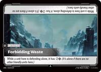 Forbidding Waste — Riftbound Uncommon card