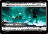 Forgotten Library — Riftbound Uncommon card