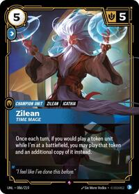 Zilean - Time Mage — Riftbound Rare card