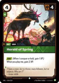 Herald of Spring — Riftbound Common card