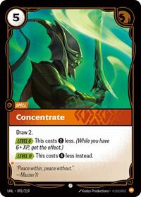 Concentrate — Riftbound Common card