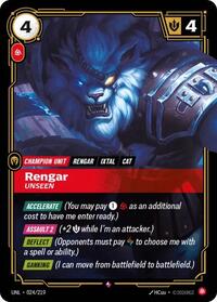 Rengar - Unseen — Riftbound Rare card