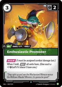Enthusiastic Promoter — Riftbound Uncommon card