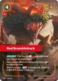 Red Brambleback — Riftbound Epic card