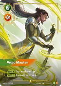 Master Yi - Wuju Master (Overnumbered) — Riftbound Showcase card