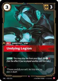 Undying Legion — Riftbound Rare card