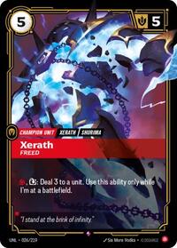 Xerath - Freed — Riftbound Rare card