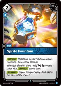 Sprite Fountain — Riftbound Unleashed Uncommon card