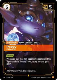 Poppy - Paragon (Alternate Art) — Riftbound Showcase card