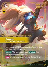 Poppy - Defender of the Meek — Riftbound Epic card