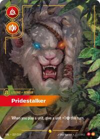 Rengar - Pridestalker (Overnumbered) — Riftbound Showcase card