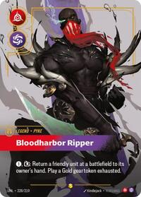 Pyke - Bloodharbor Ripper (Overnumbered) — Riftbound Showcase card