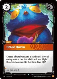 Stare Down — Riftbound Uncommon card