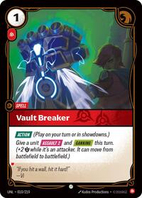 Vault Breaker — Riftbound Common card