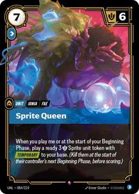 Sprite Queen — Riftbound Rare card