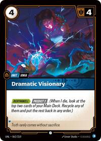 Dramatic Visionary — Riftbound Common card