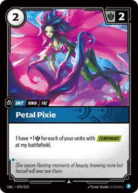 Petal Pixie — Riftbound Common card