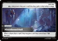 Abandoned Hall — Riftbound Uncommon card