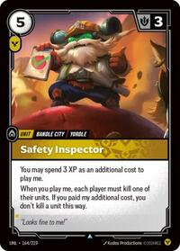 Safety Inspector — Riftbound Uncommon card