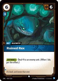 Ruined Rex — Riftbound Common card
