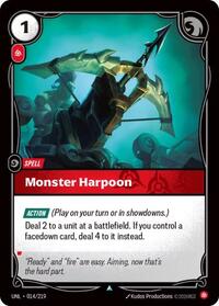 Monster Harpoon — Riftbound Uncommon card