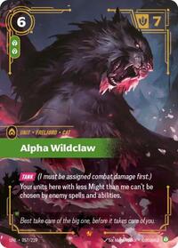 Alpha Wildclaw — Riftbound Epic card