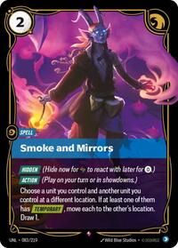 Smoke and Mirrors — Riftbound Rare card