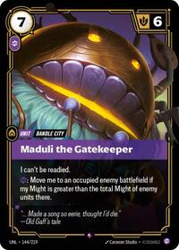 Maduli the Gatekeeper — Riftbound Rare card