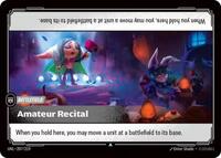 Amateur Recital — Riftbound Uncommon card
