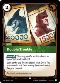 Double Trouble — Riftbound Common card