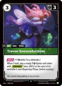 Trevor Snoozebottom — Riftbound Uncommon card