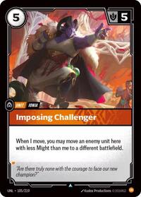 Imposing Challenger — Riftbound Uncommon card