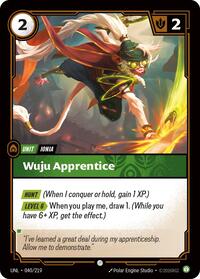 Wuju Apprentice — Riftbound Common card