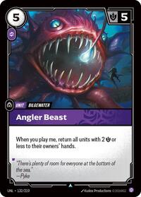Angler Beast — Riftbound Uncommon card