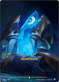 Mind Rune (R03a) — Riftbound Showcase card